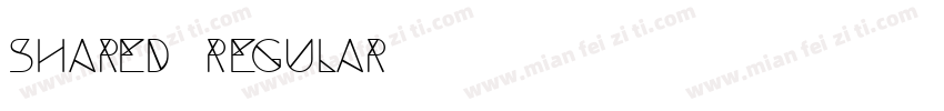 Shared Regular字体转换